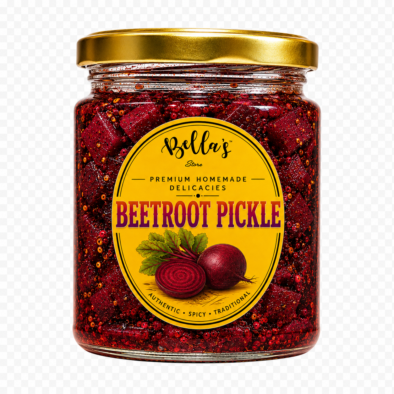Beetroot Pickle, Tangy & Spicy Homemade Taste