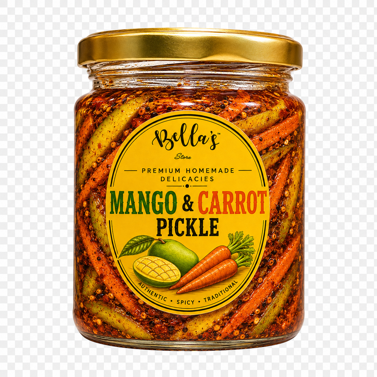Mango and Carrot Pickle