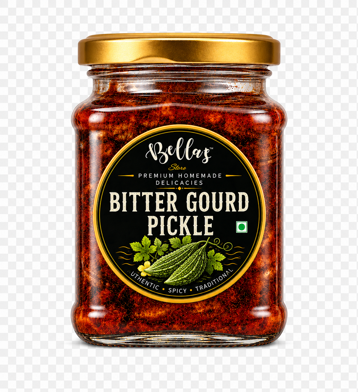 Bella's Bitter Gourd pickle, South Indian Style | Authentic Kerala Style Bitter Gourd Pickle