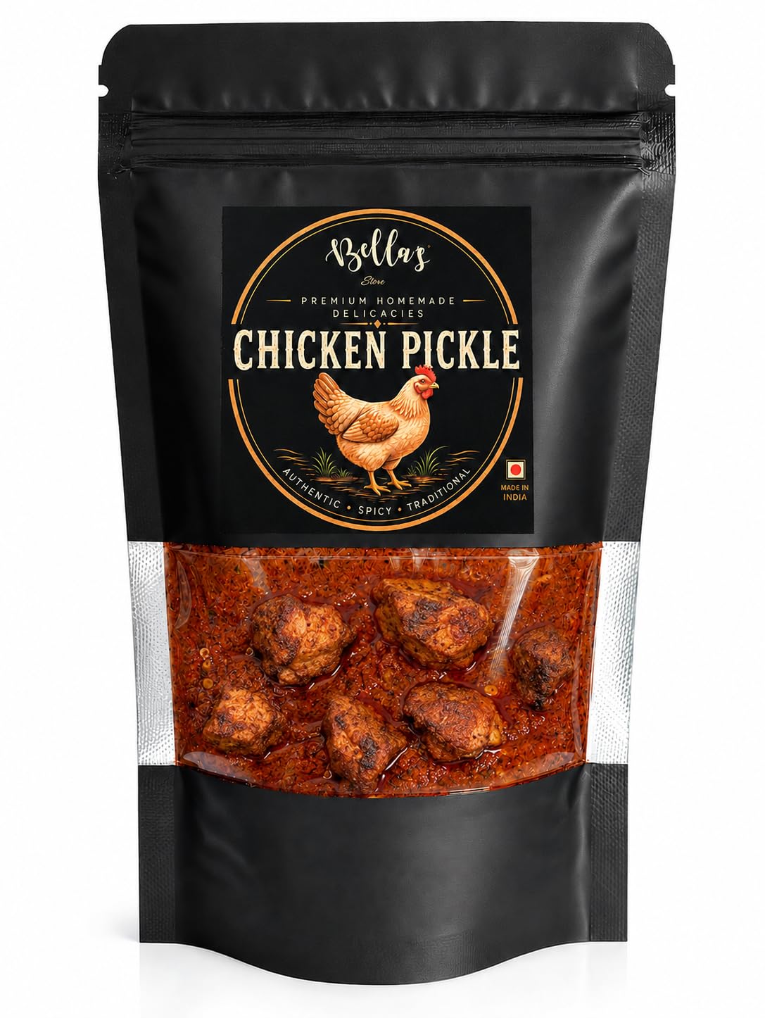 Homemade Chicken Pickle Pouch Pack