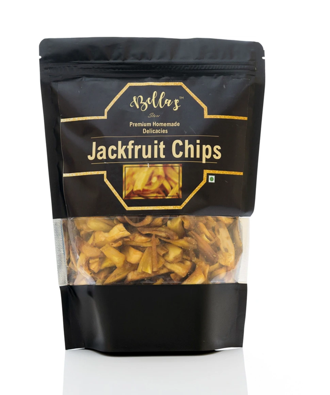 Bellas Jackfruit Chips Coconut Oil Fried, Lightly Salted Authentic Kerala Snack