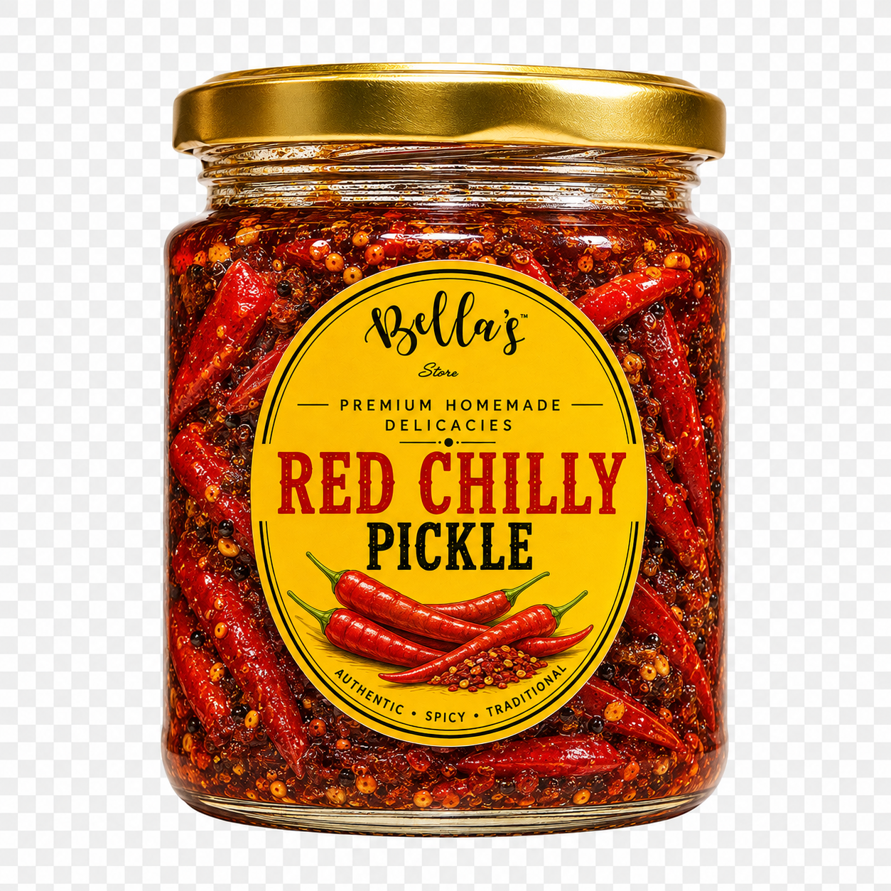 Red Chilly Pickle, Tangy & Spicy Homemade Taste