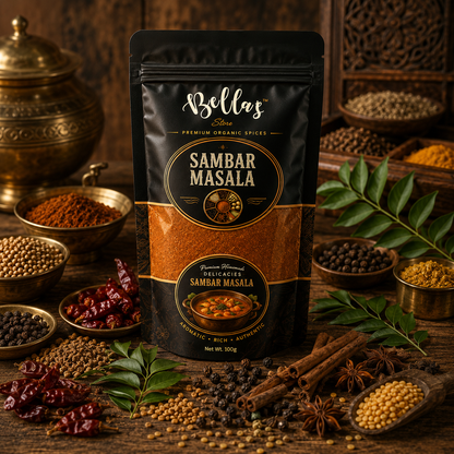 Homemade Sambar Masala Powder